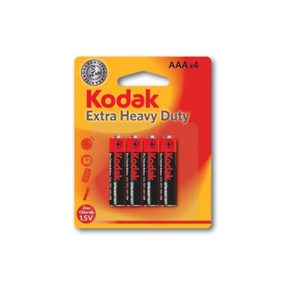 Kodak AAA^4 Extra Heavy Duty Batteries